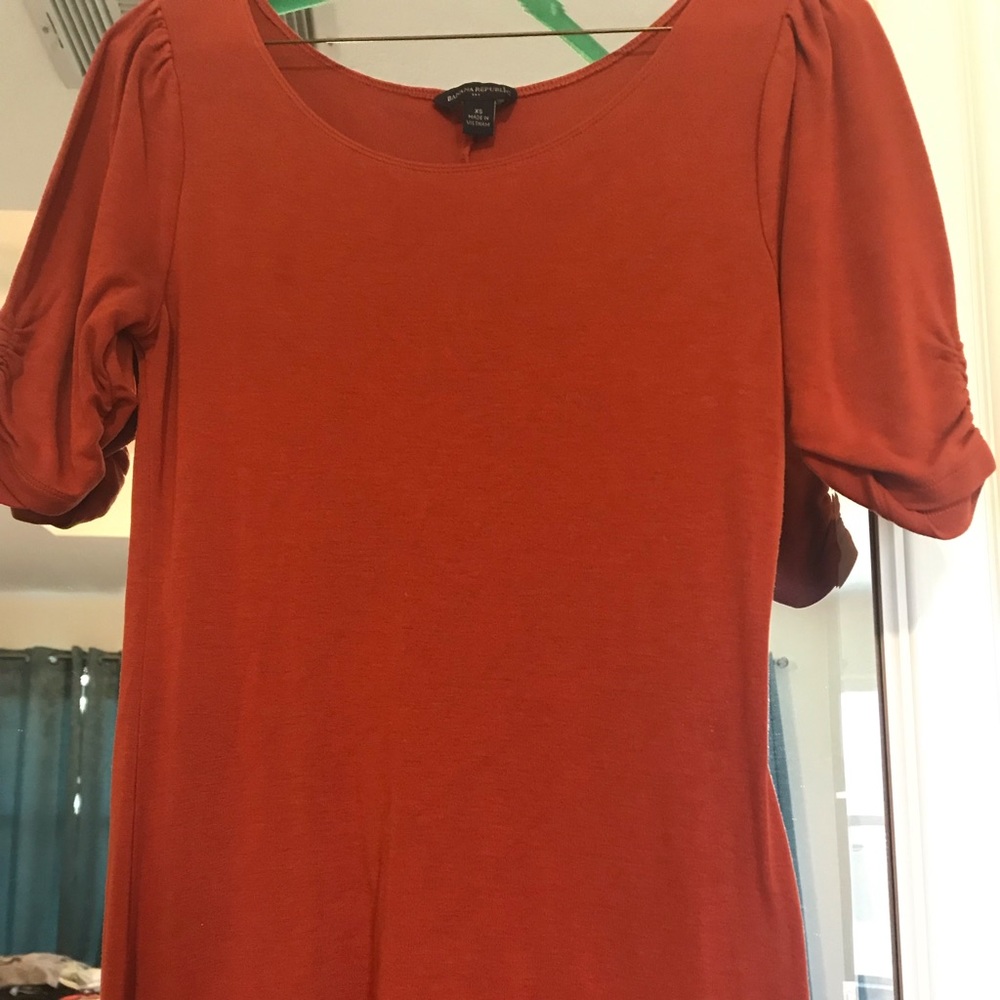 BR burnt orange dress